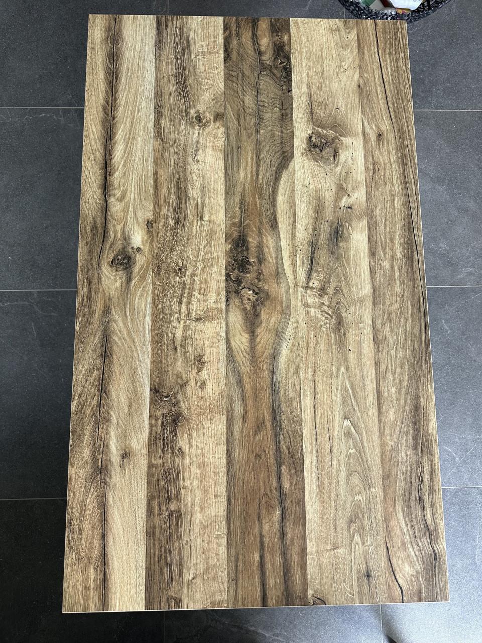 Pronto Salontafel Miori Houten blad met zwarte poten