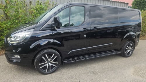 Ford Transit Custom 2.0 tdci 170 pk dubbele schuifdeur, leer, camera, trekh