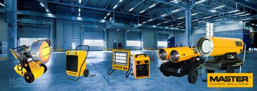 Honderden werkplaatskachels en terras verwarmers