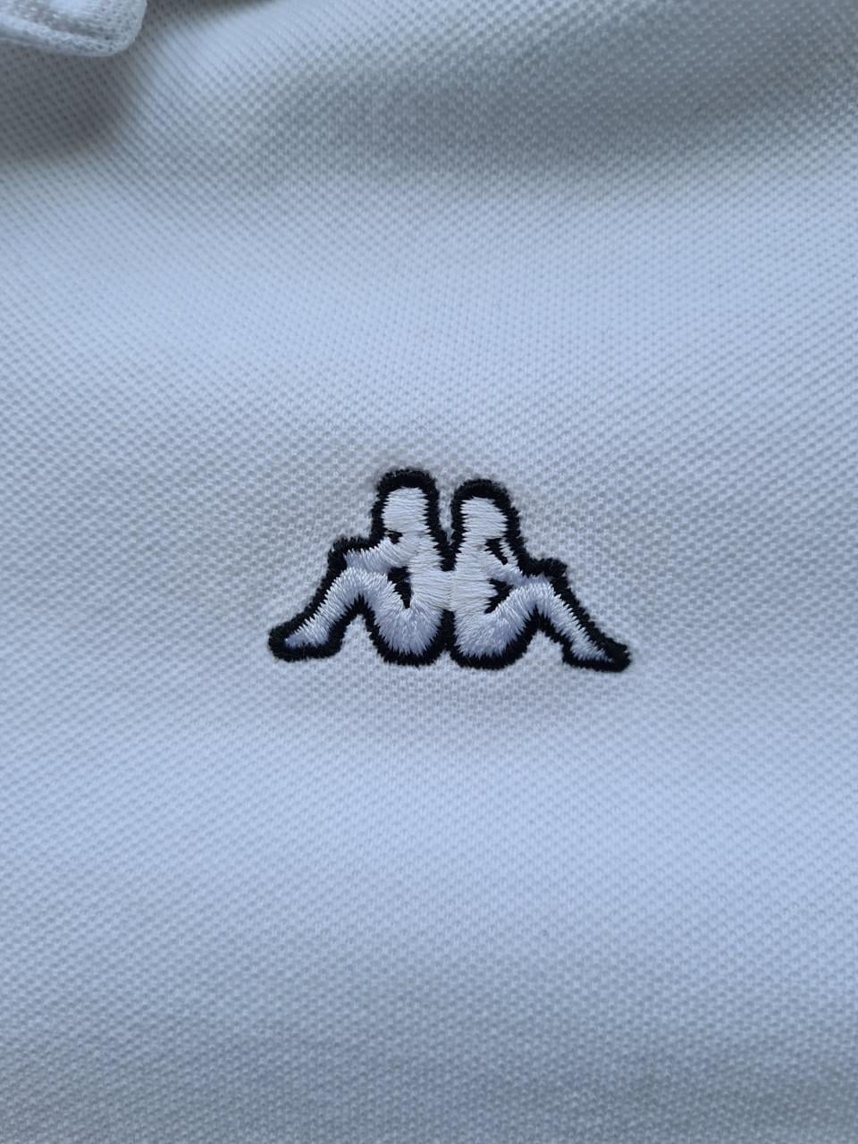 Nieuw witte Polo shirt van Kappa Maat XL