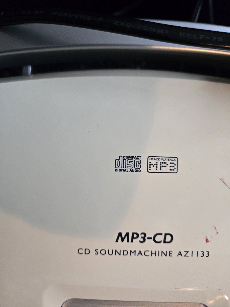 Philips AZ1133 CD-soundmachine Speelt CD/CD-R/CD-RW/MP3 af.