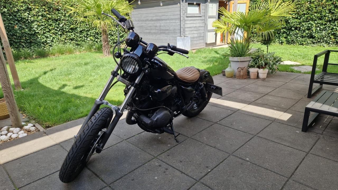 Yamaha Virago XV 750 bobber/ cafe racer - Uniek Geluid!