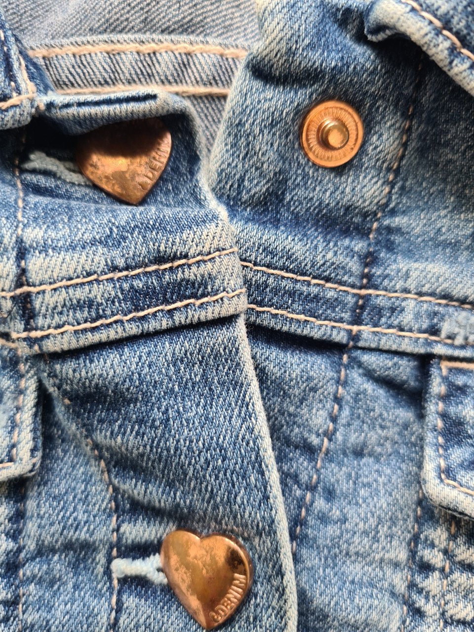 Vintage look spijkerjasje van H&M  Maat 122