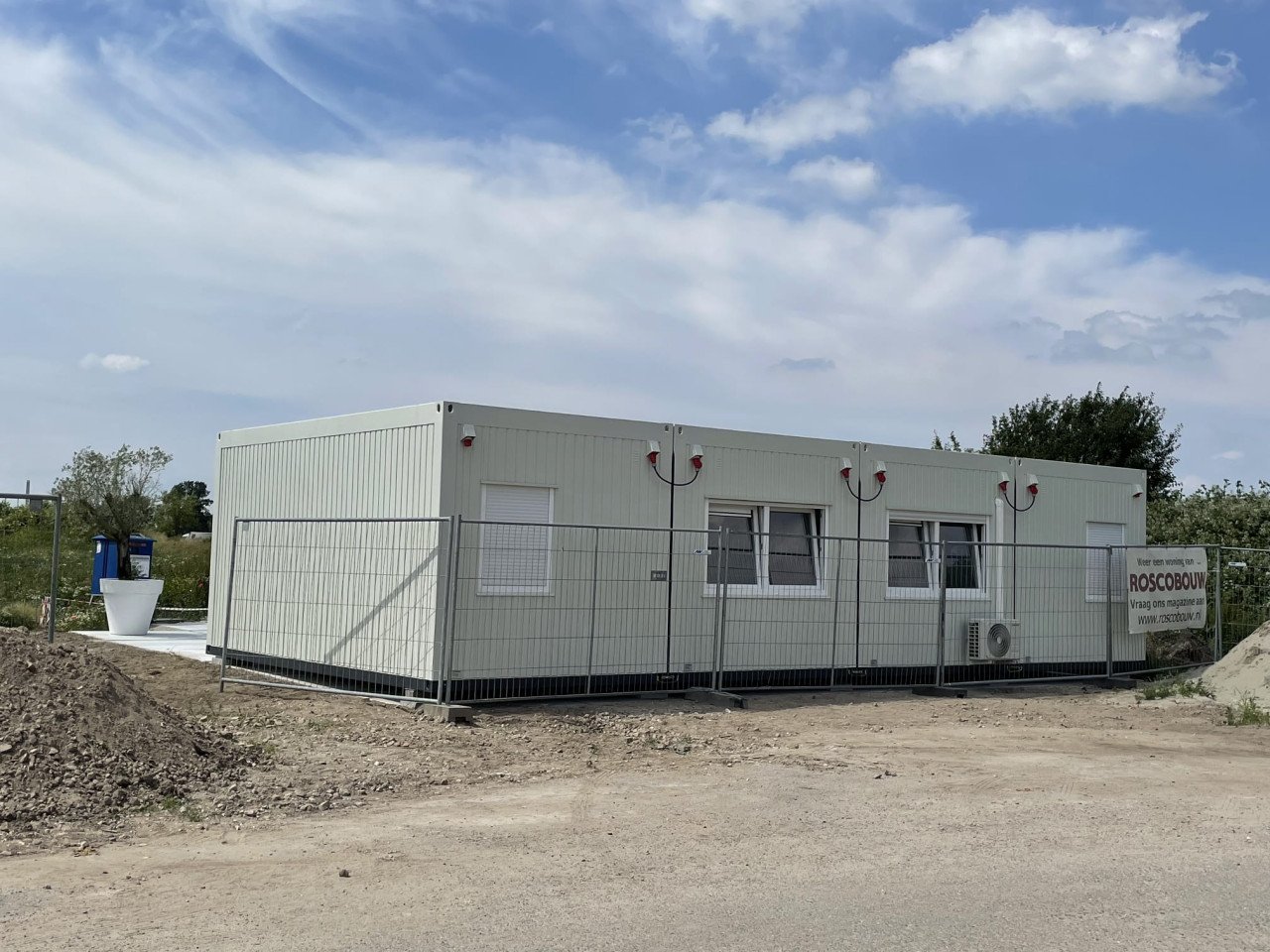 Woonunit / tijdelijke woning / kantoorunit 12x6m te huur