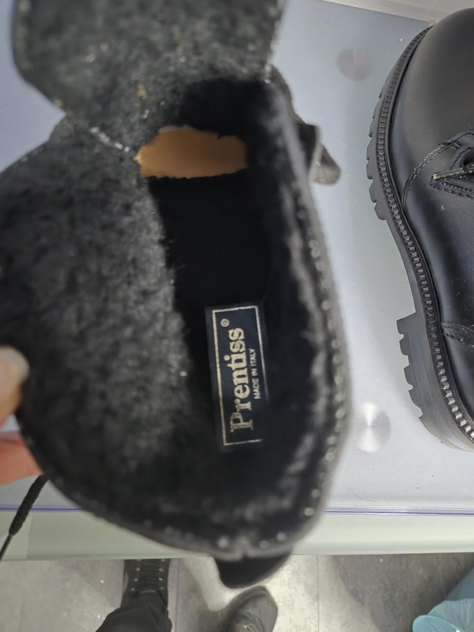 Zwarte leren veterboots Filanto Prentiss Maat 38 .