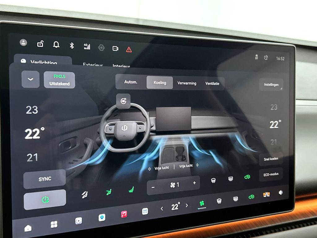 Leapmotor C10 design reev (hybrid) 28.4 kwh | black interieur | stoel-koeli