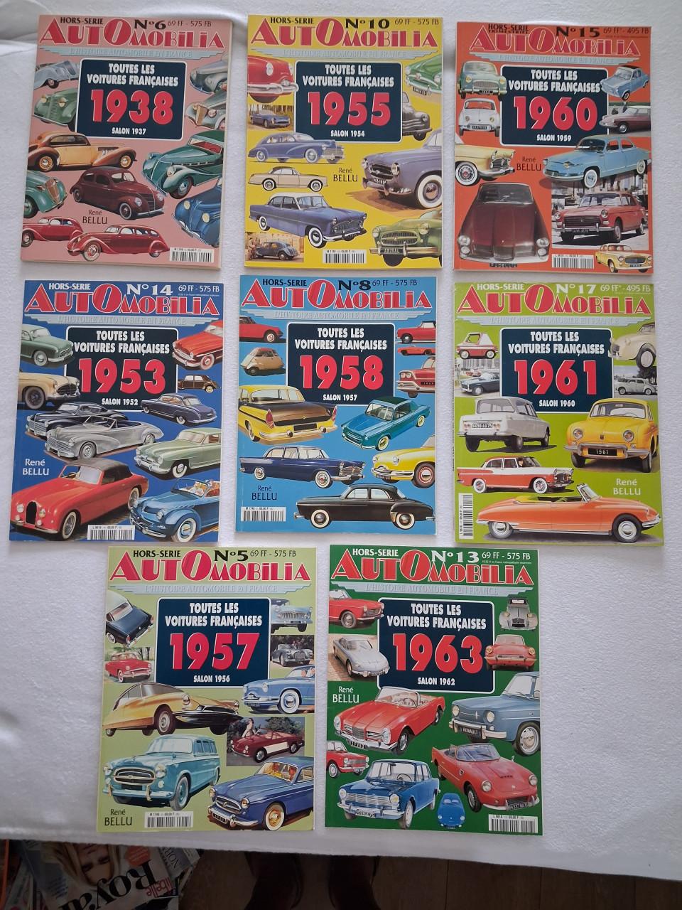 Tijdschrift: Automobilia ( Franse auto's, oldtimers/new timers)