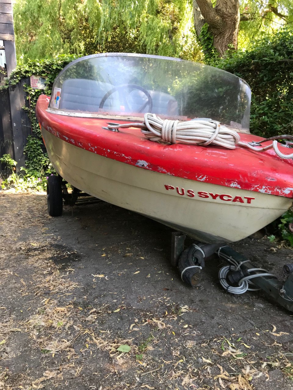 Bootje + Motor + Trailer (opknapper)