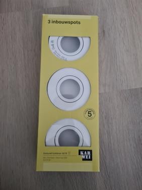 Inbouwspots wit Nieuw!