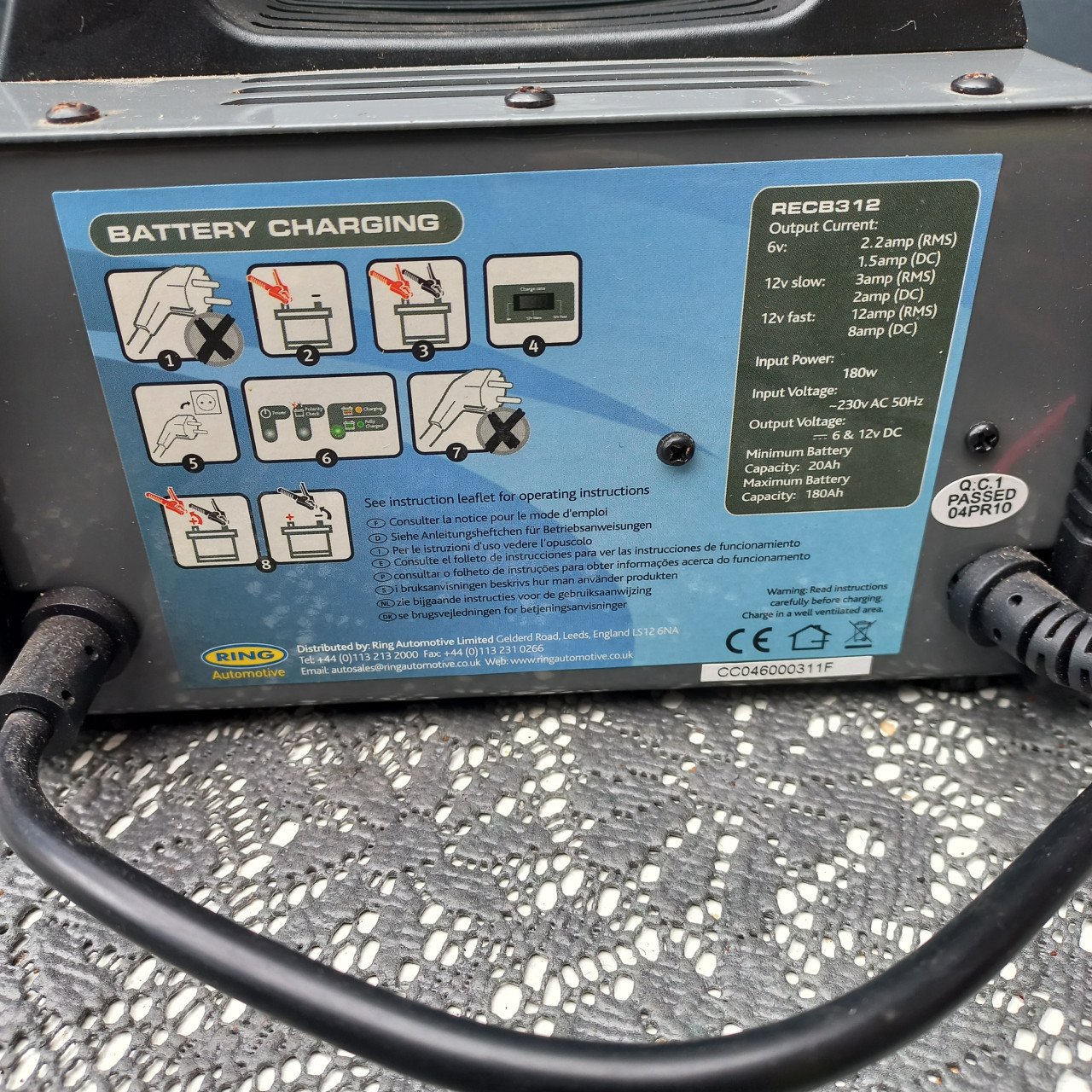 Ring Acculader Recb312