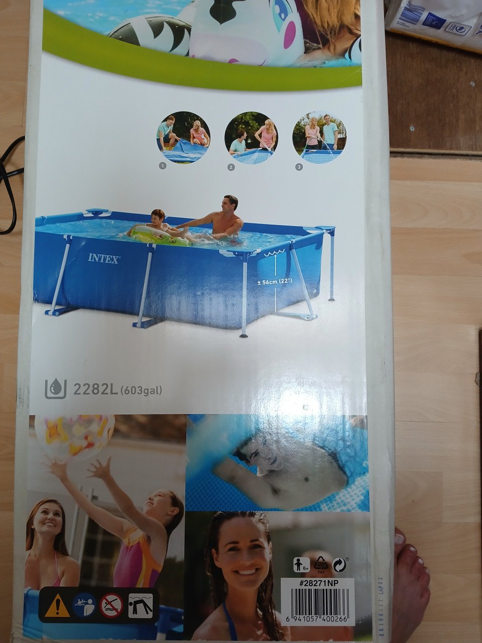Zwembad met pomp