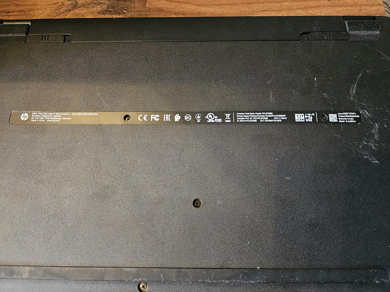 HP Laptop 15-ay082nd - Intel Inside - Goede Staat