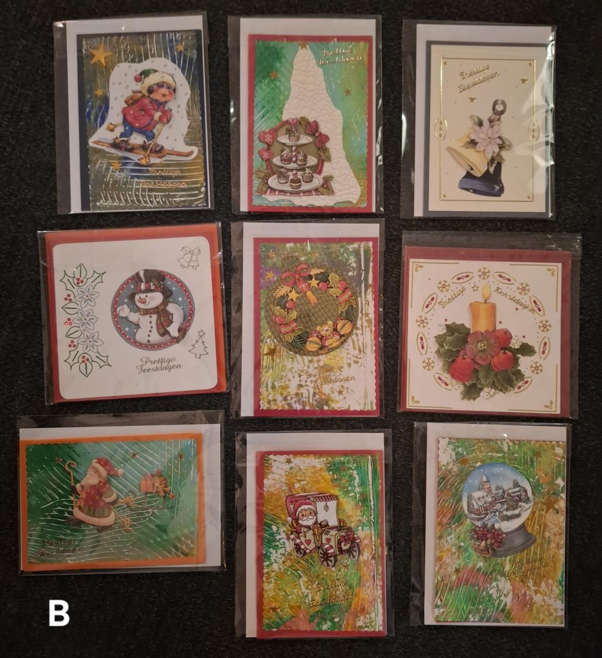 Kerst-/Nieuwjaarskaarten en algemene kaarten, zorgvuldig gemaakt voor SLS
