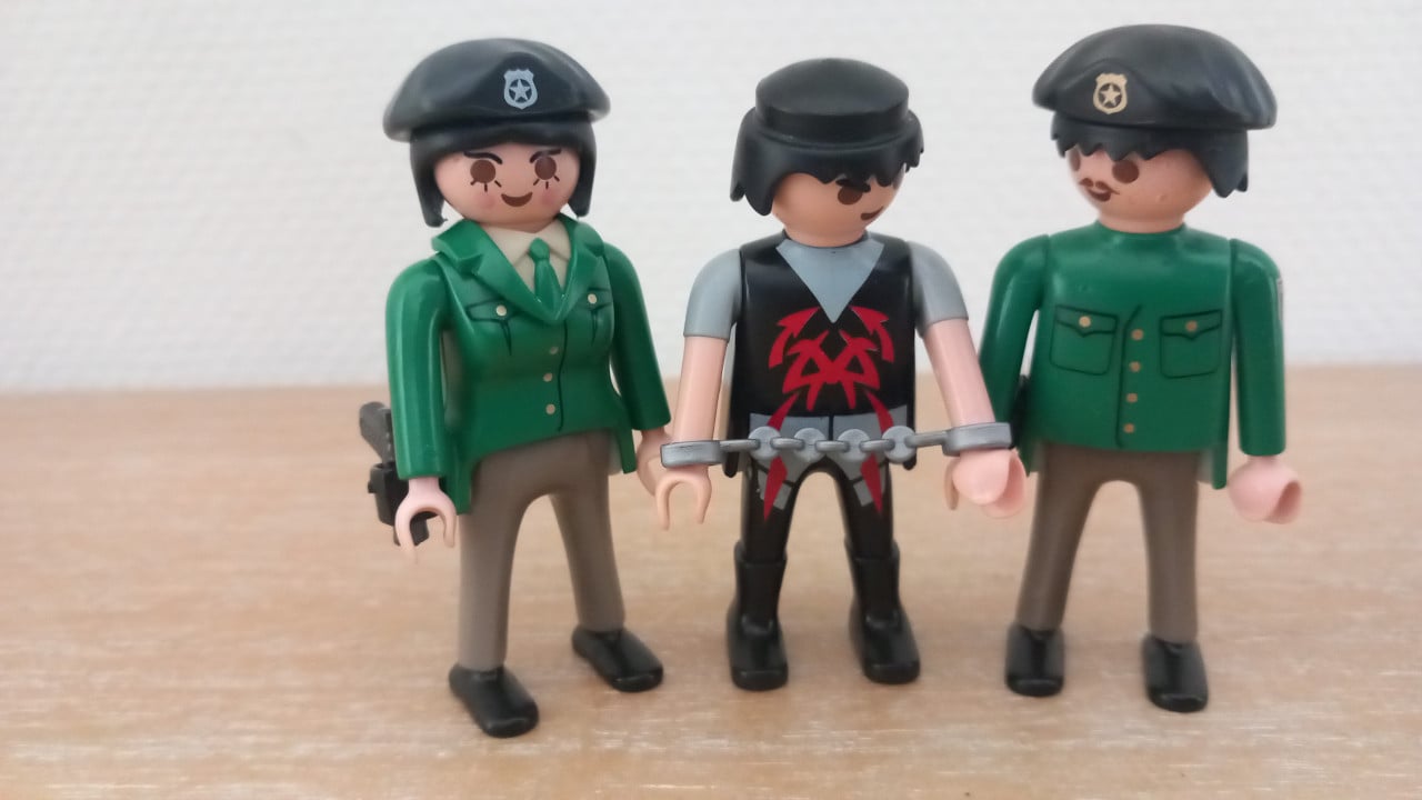Playmobil duitse agenten met boef