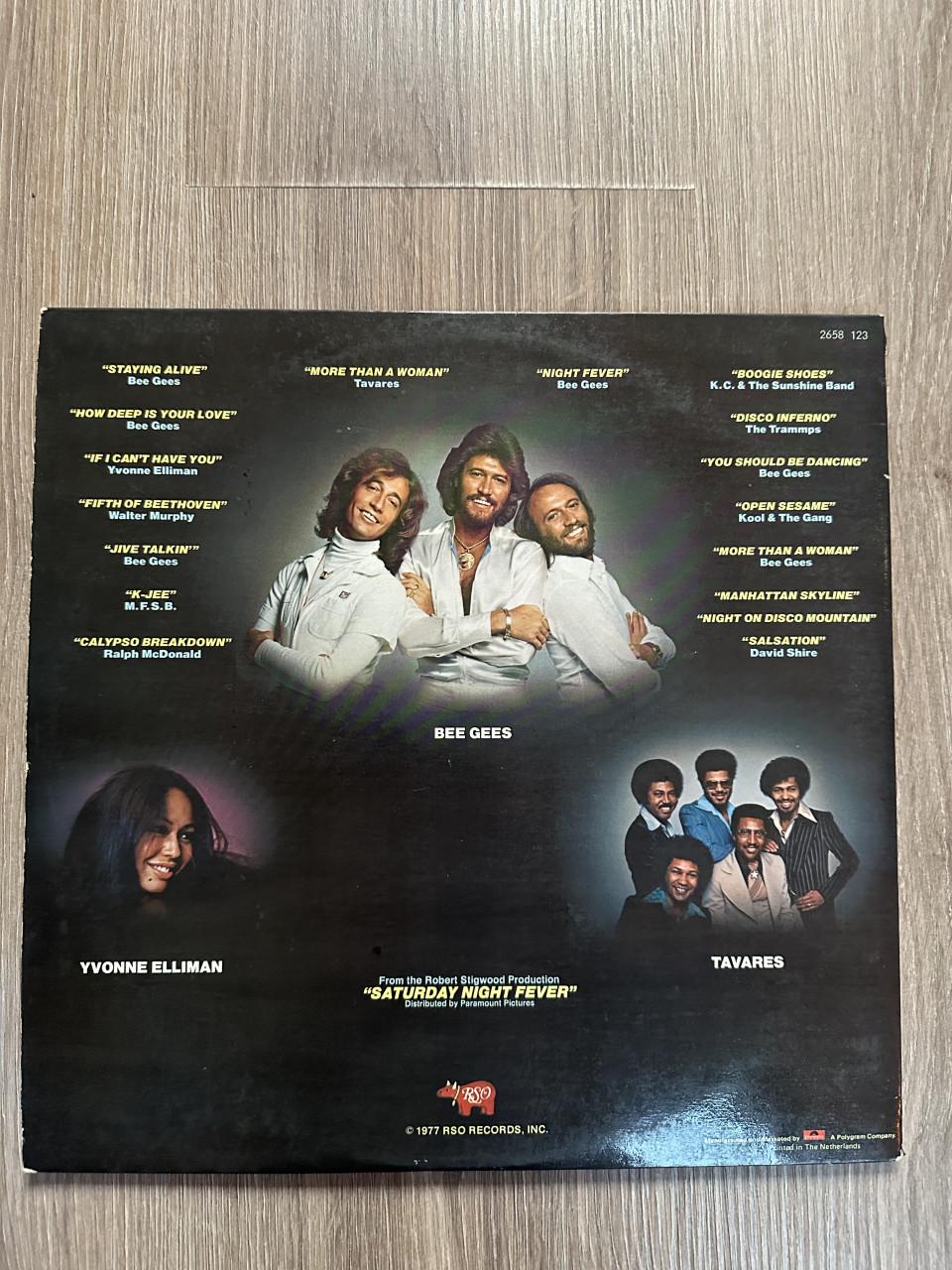 Saturday Night Fever vinyl LP