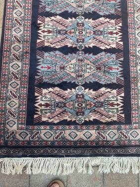 Oosters / Perzisch vloerkleed met geometrisch patroon