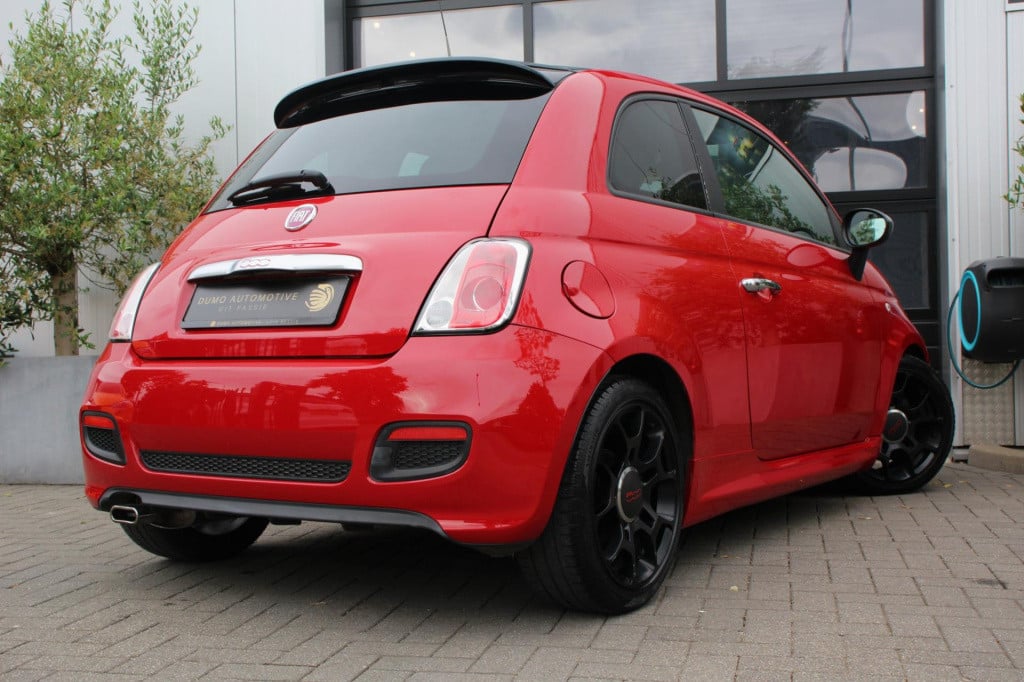 Fiat 500 1.2 500s - leder/alcantara - sport - h&r - aux/usb - nieuwe koppel