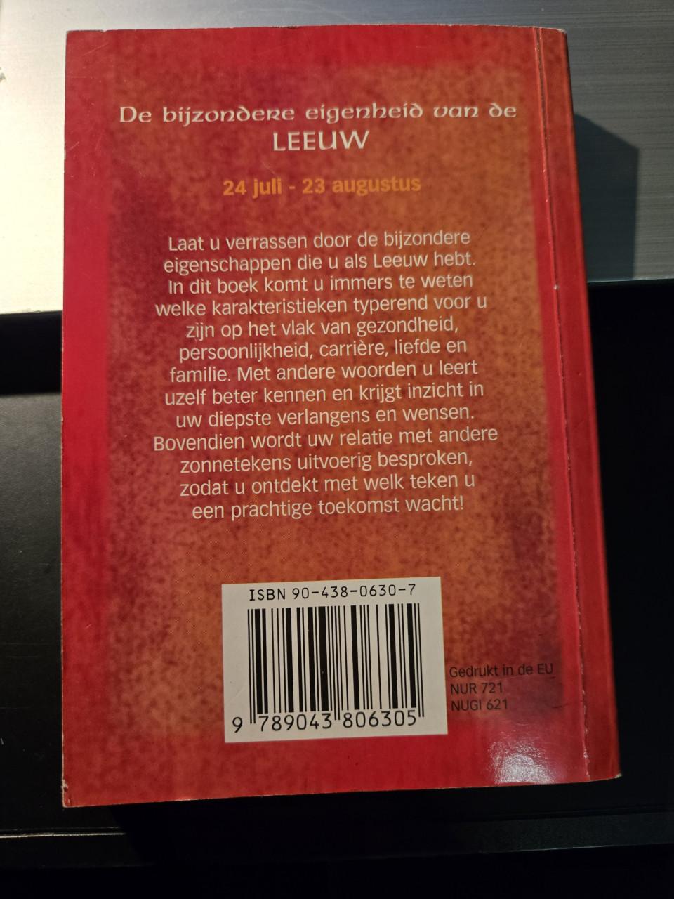 Boek "De Bijzondere Eigenheid van de Leeuw",