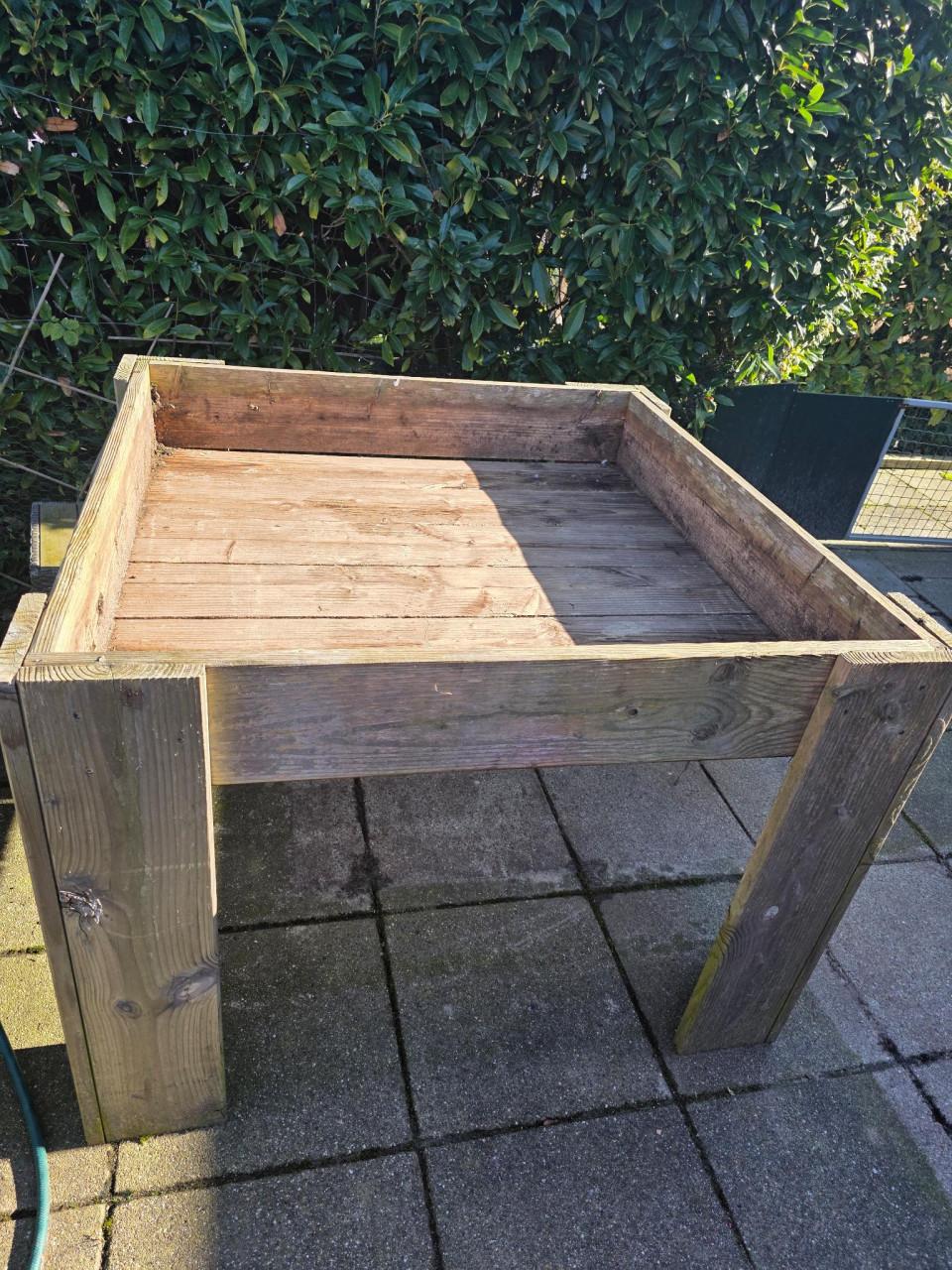 Moestuinbak 120x120 H95