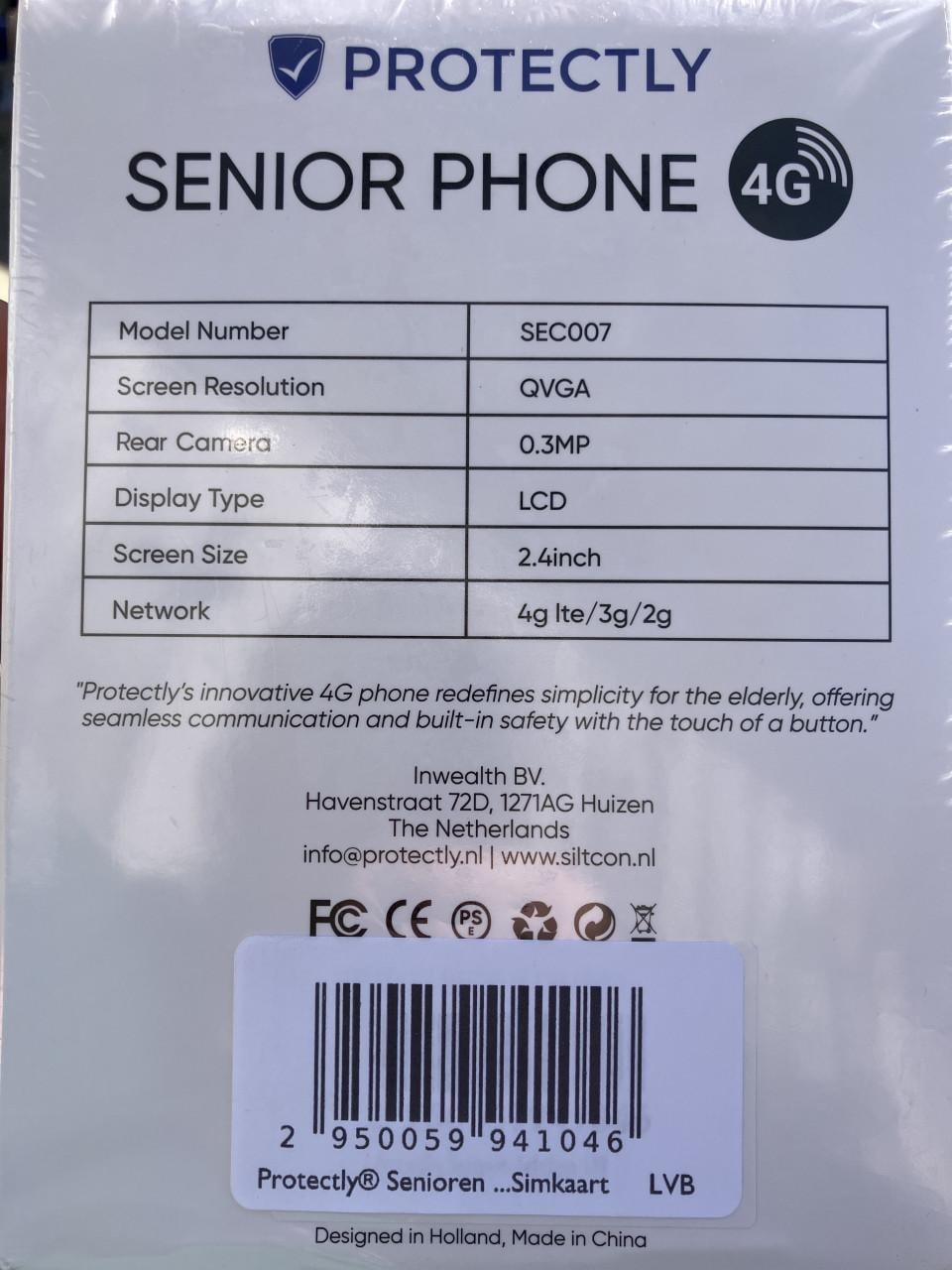 Mobiele senioren telefoon