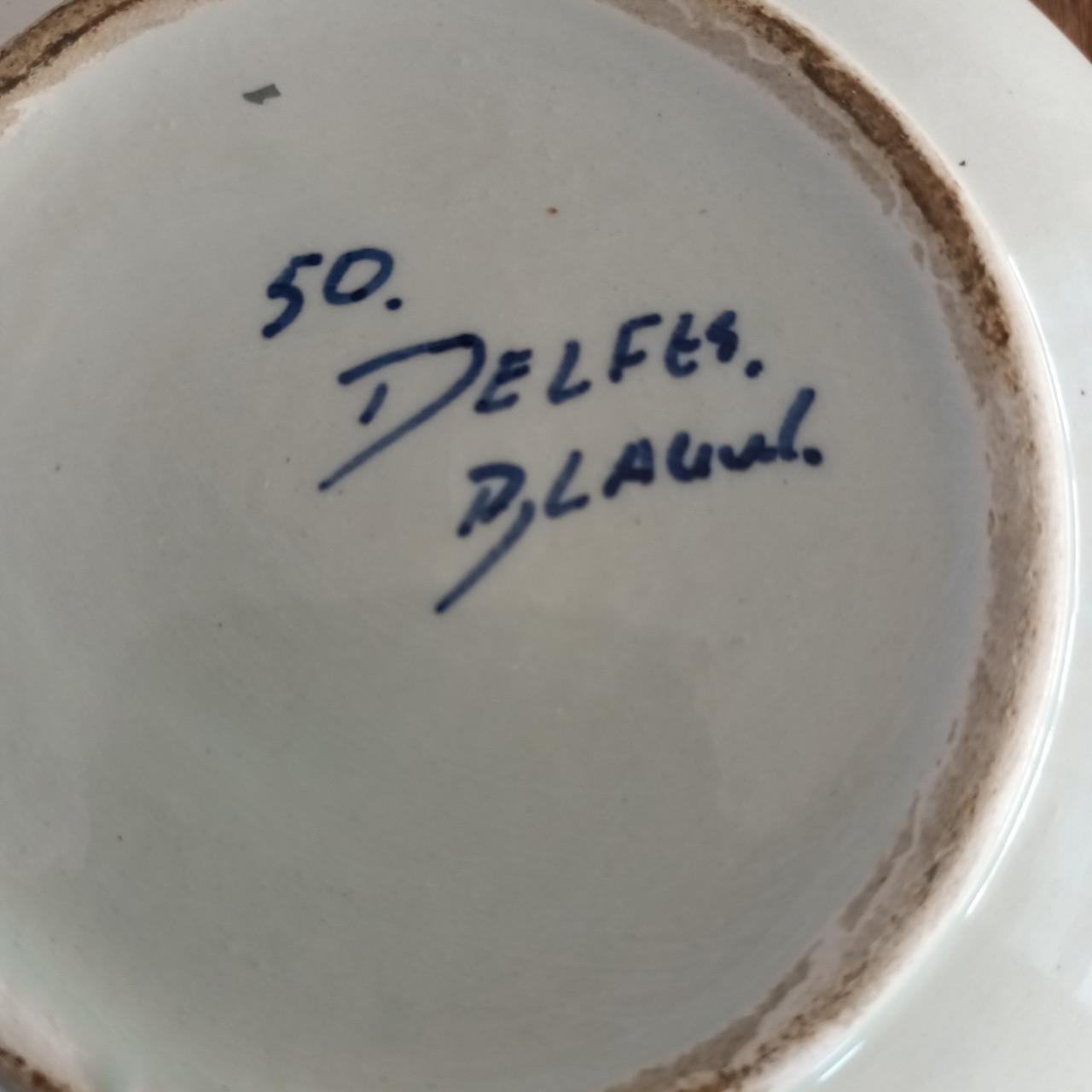 Delfts blauw (bonbon)schaaltje "Middelburg"