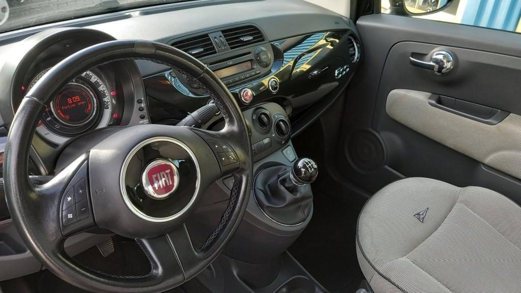 Fiat 500 1.2 Naked bj:2009 airco lm-velgen panoramadak