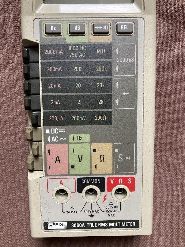 Professionele Fluke 8060A Multimeter+TK80 Thermokoppelmodule