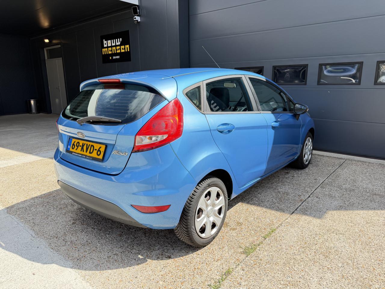 Ford Fiesta 1.25 52KW Limited 5DRS 2010 Blauw Airco Apk Nap