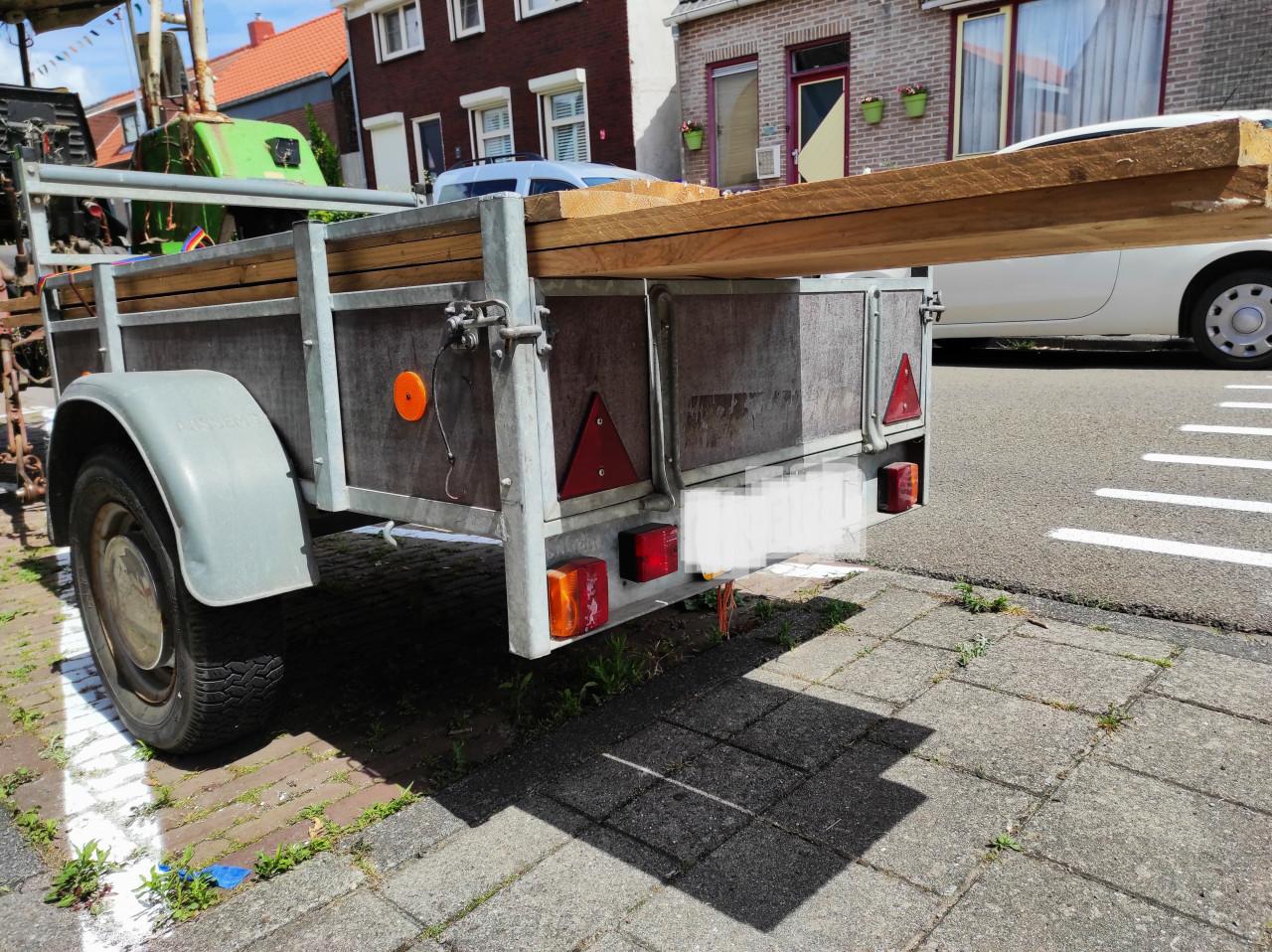 Anssem aanhanger / Aanhang wagen in goede staat tot 750 kg