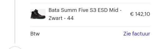 Bata werkschoenen maat 44