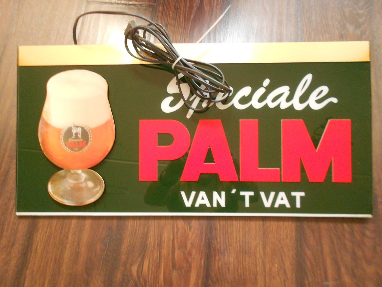 Palm bier lichtbak dubbelzijdig.