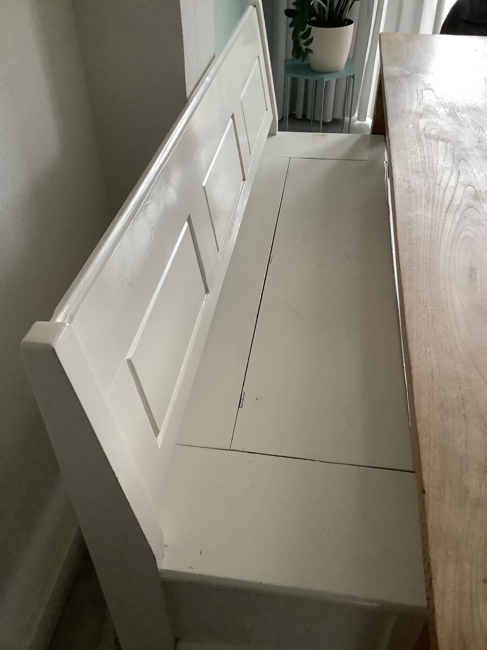 Houten bank voor eetkamer of eettafel