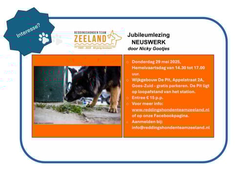 Jubileumlezing NEUSWERK van de hond