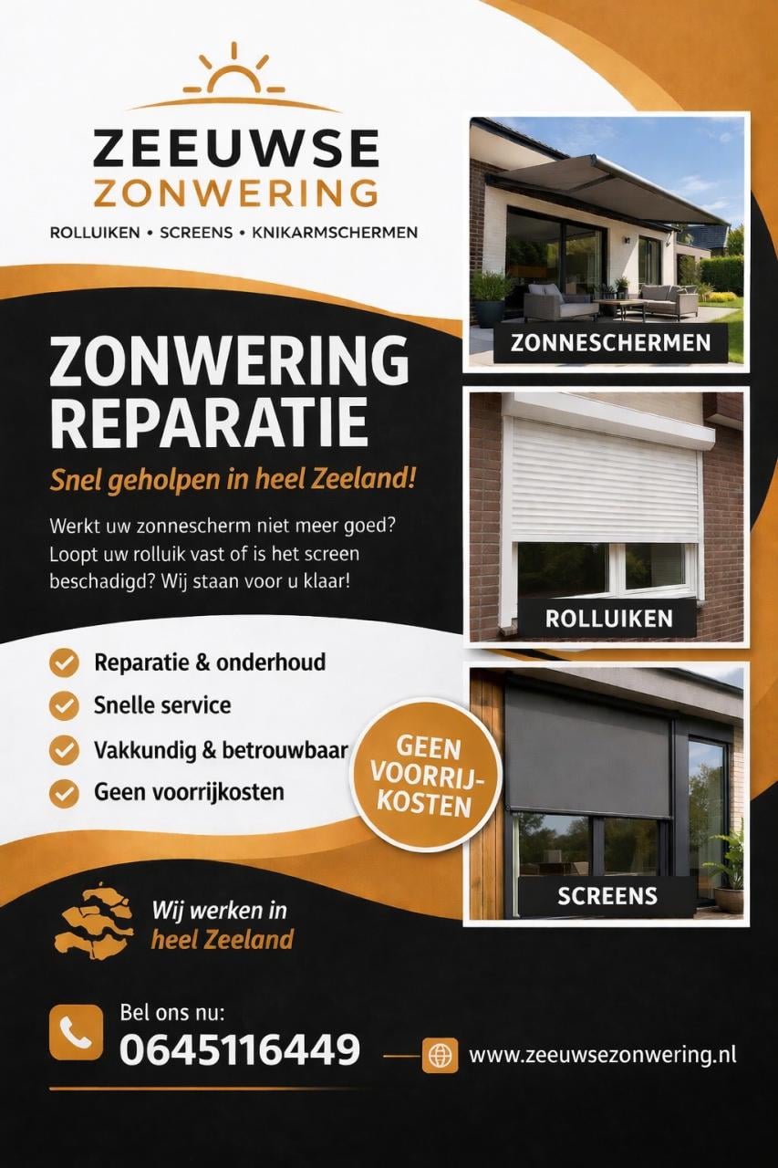 Zonwering & Rolluiken – Reparatie en Montage