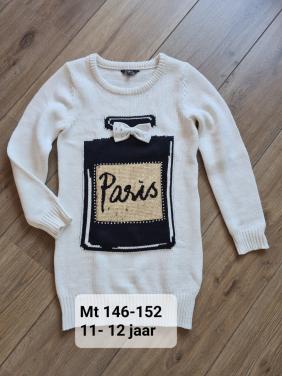 Mooie ecru witte trui met pailletten Star by Julie Macdonald  Mt 146-152