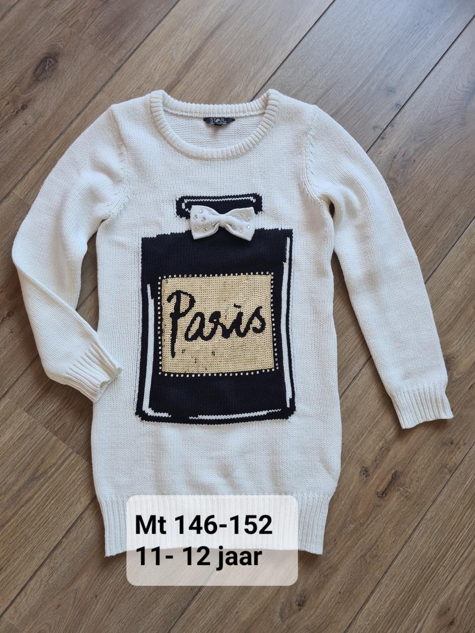 Mooie ecru witte trui met pailletten Star by Julie Macdonald  Mt 146-152