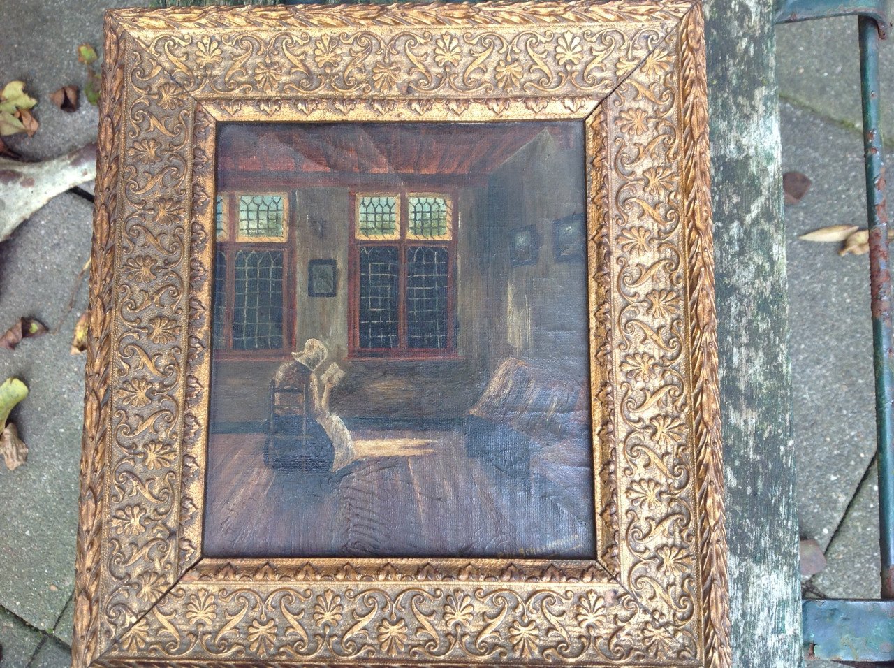 Olieverf op paneel,1918