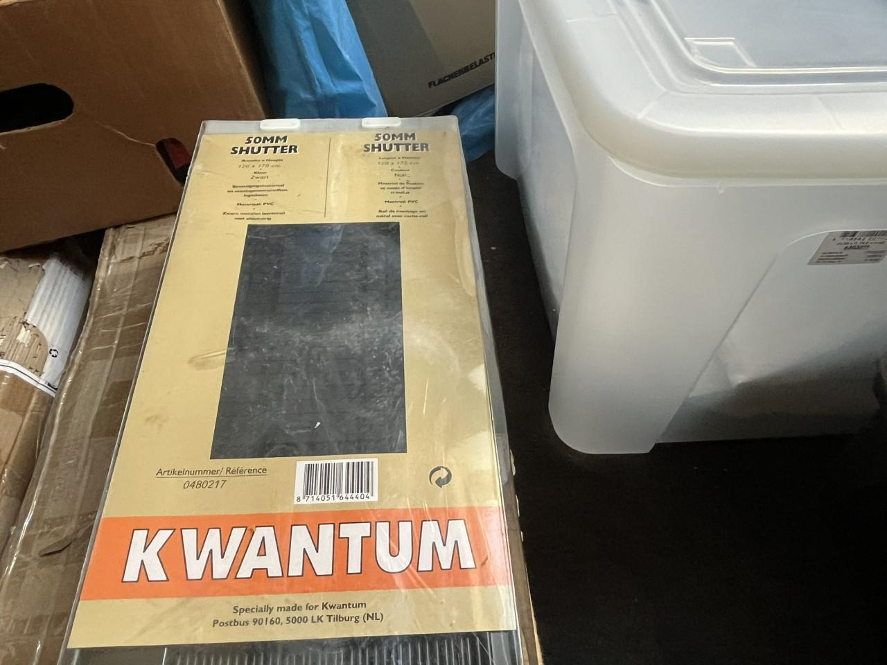 1 Jaloezie 50 mm PVC zwart