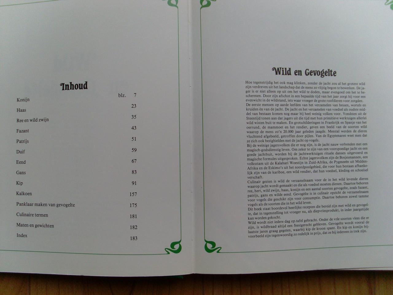 Wild en gevogelte kookboek
