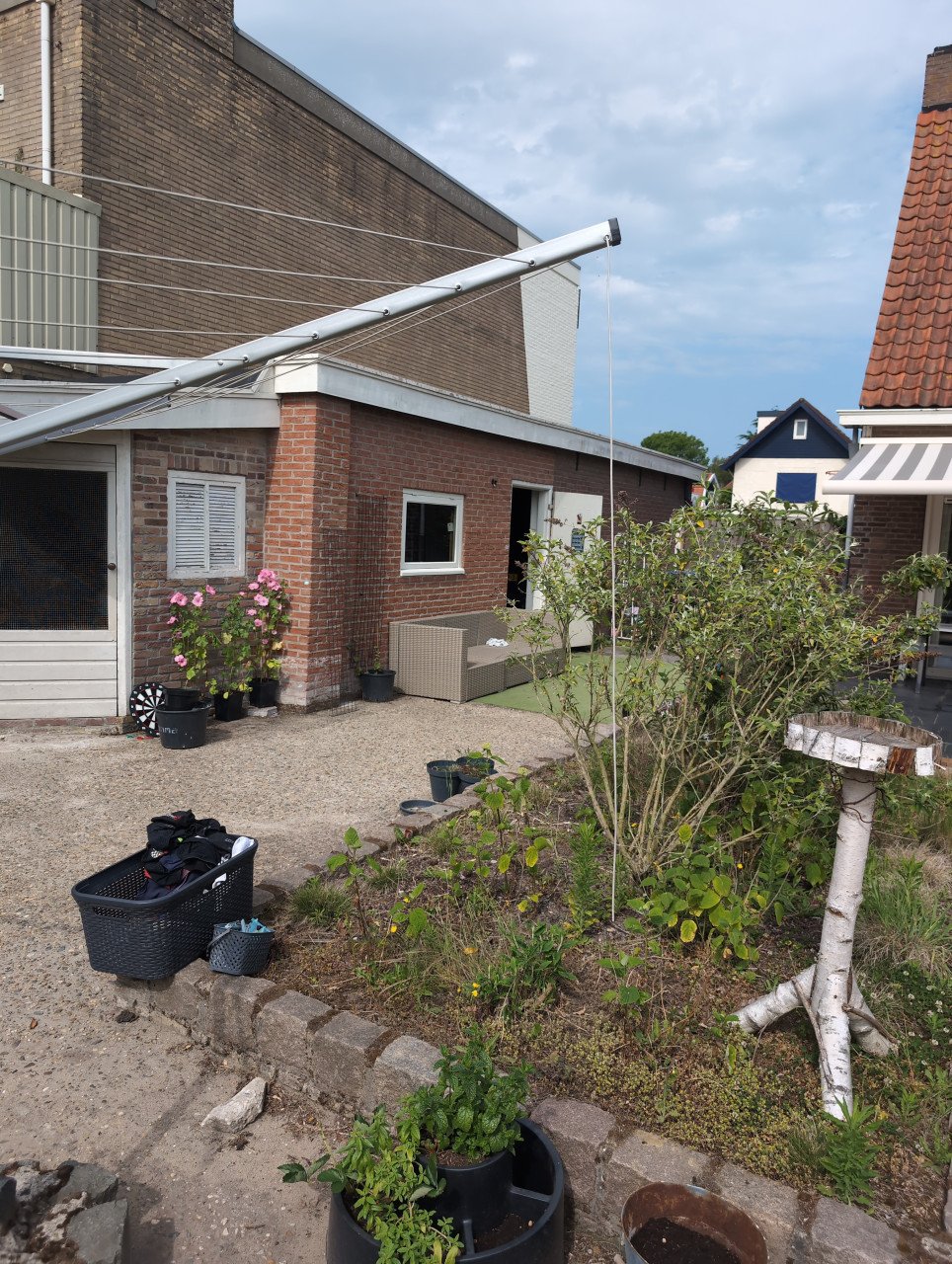 Gratis droogmolen brabantia waspaal met voet grondanker