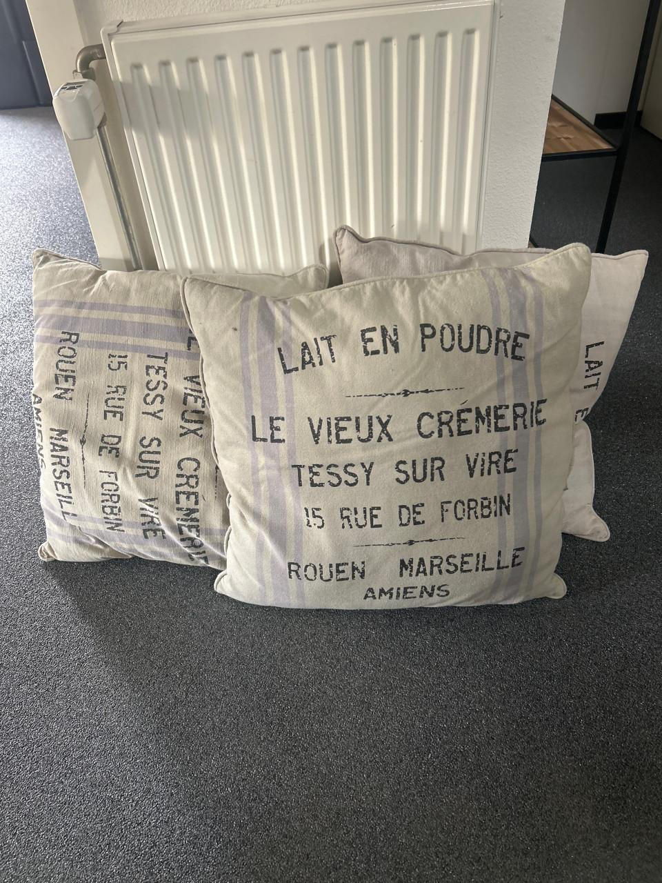 Grote kussens voor bv tuinhuis