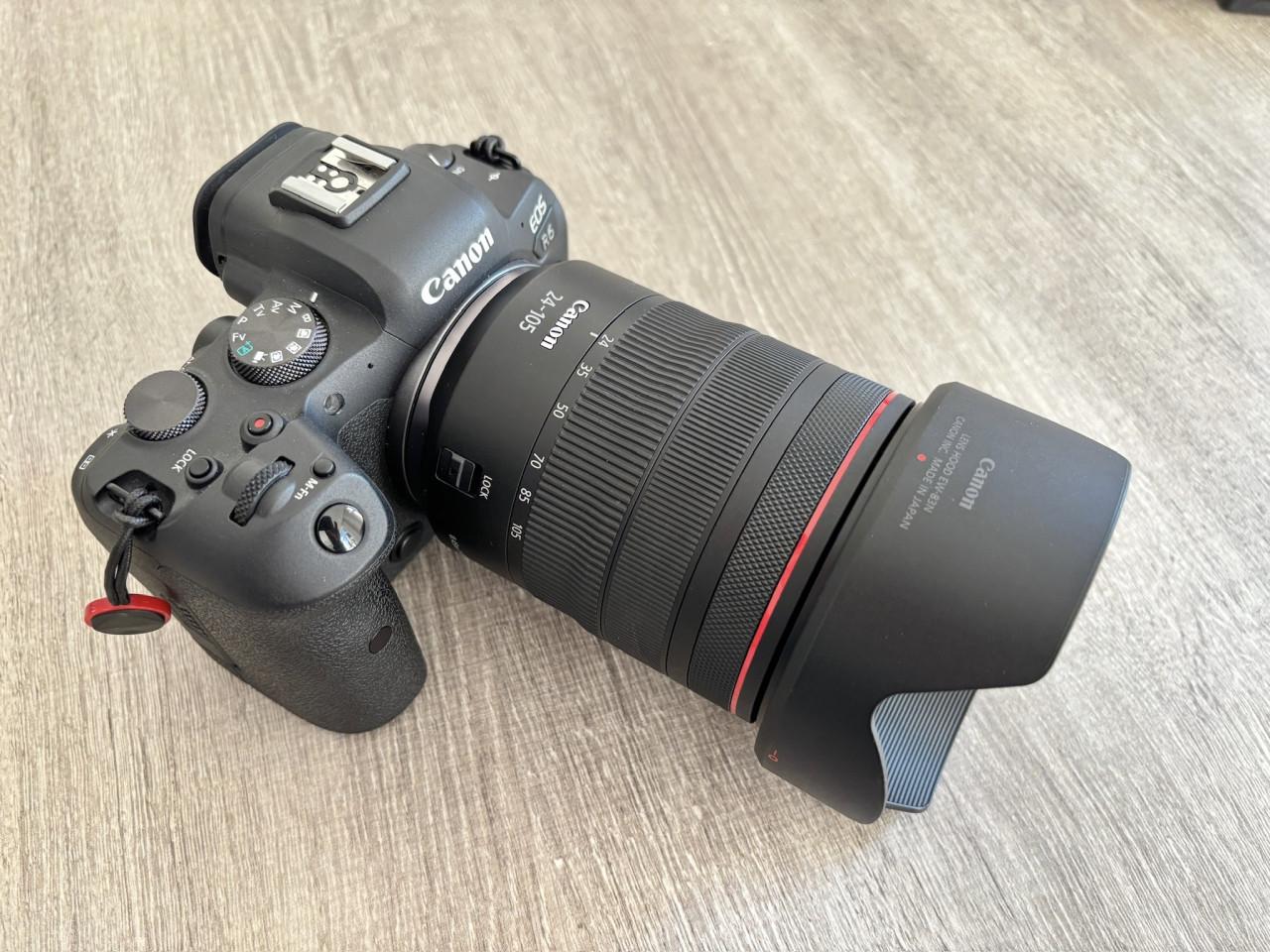 Canon R6 met RF 24-105mm F4 — absolute nieuwstaat