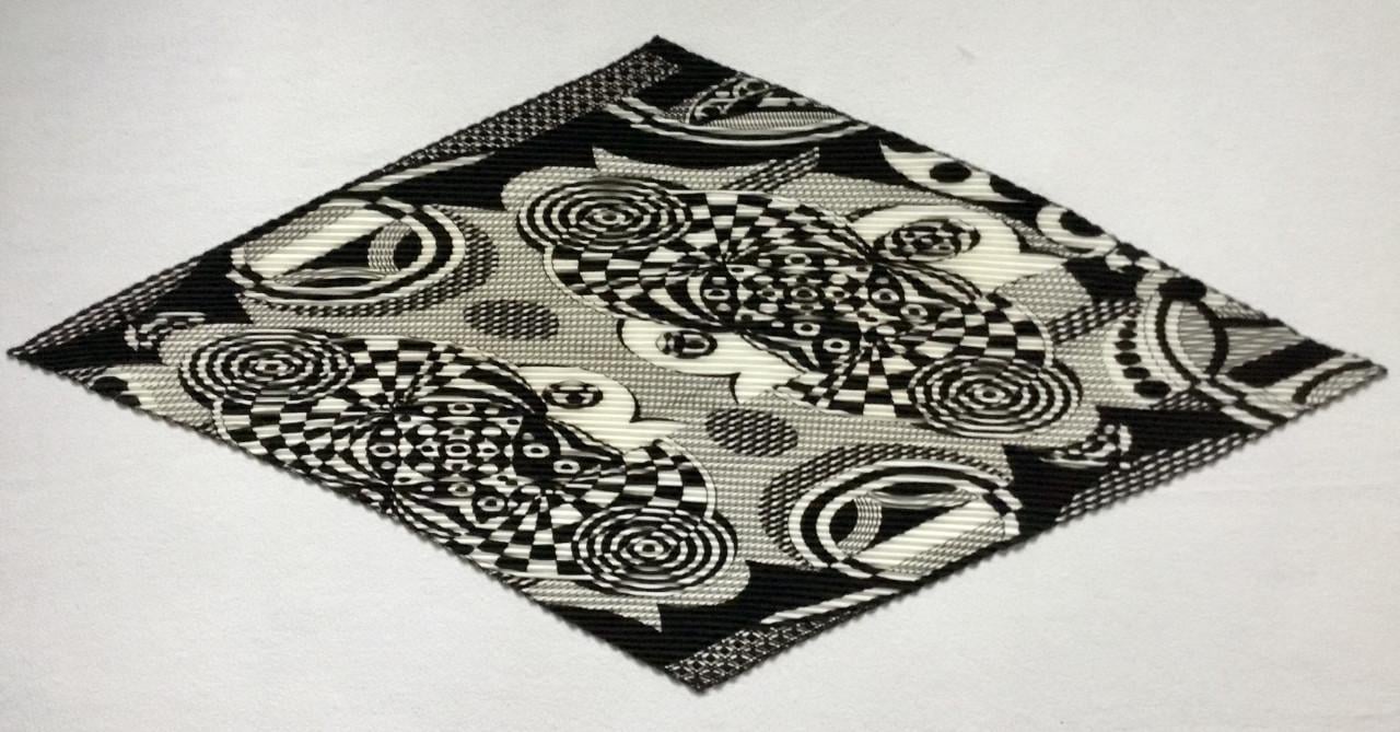 Onberispelijk Vintage Dames jasje dasje rok, Pop-art dessin