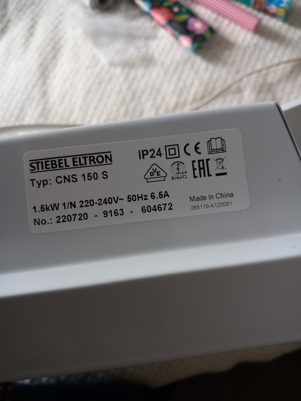 Elektrische kachel