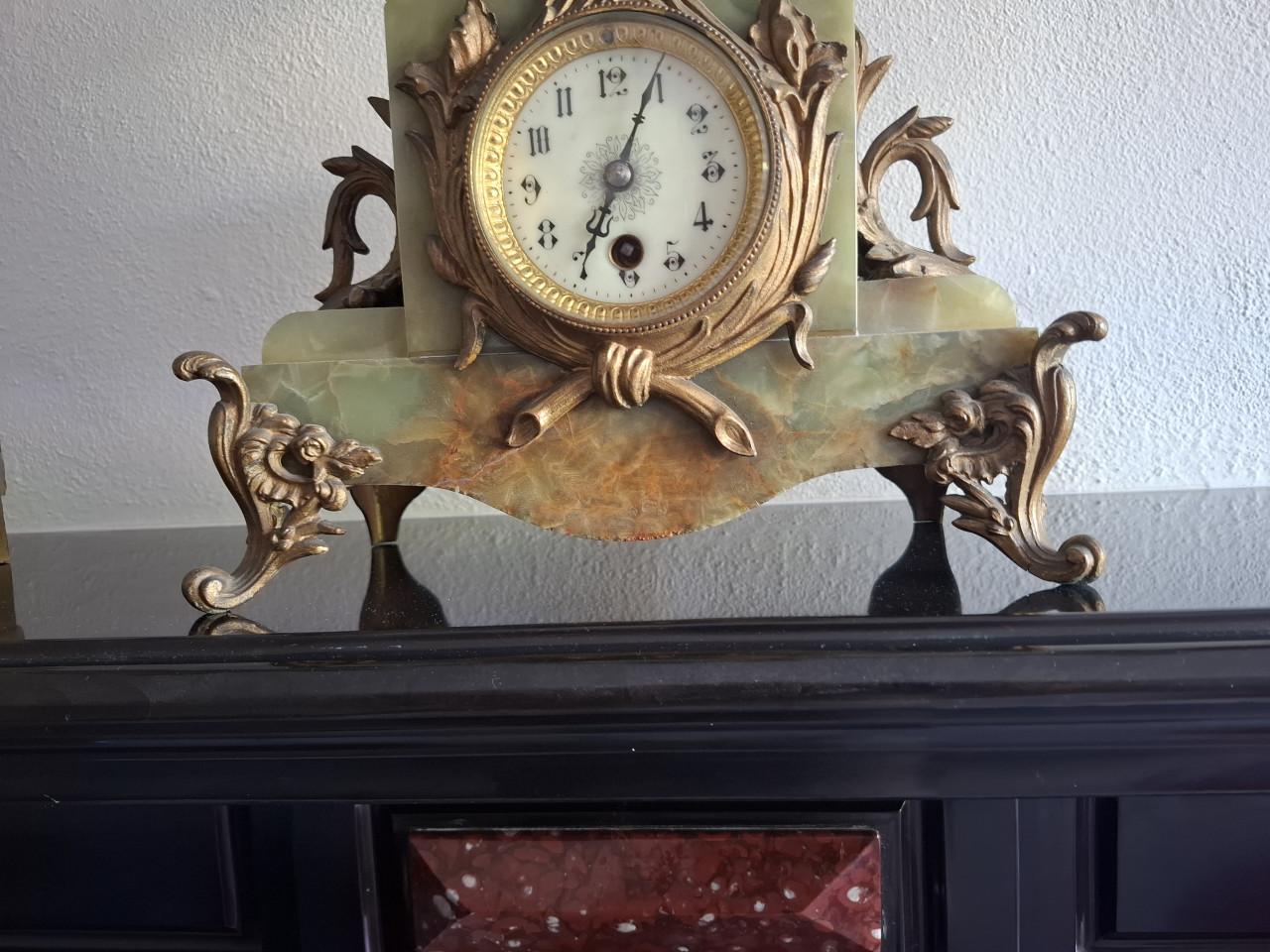 Antieke Franse pendule met Cupido