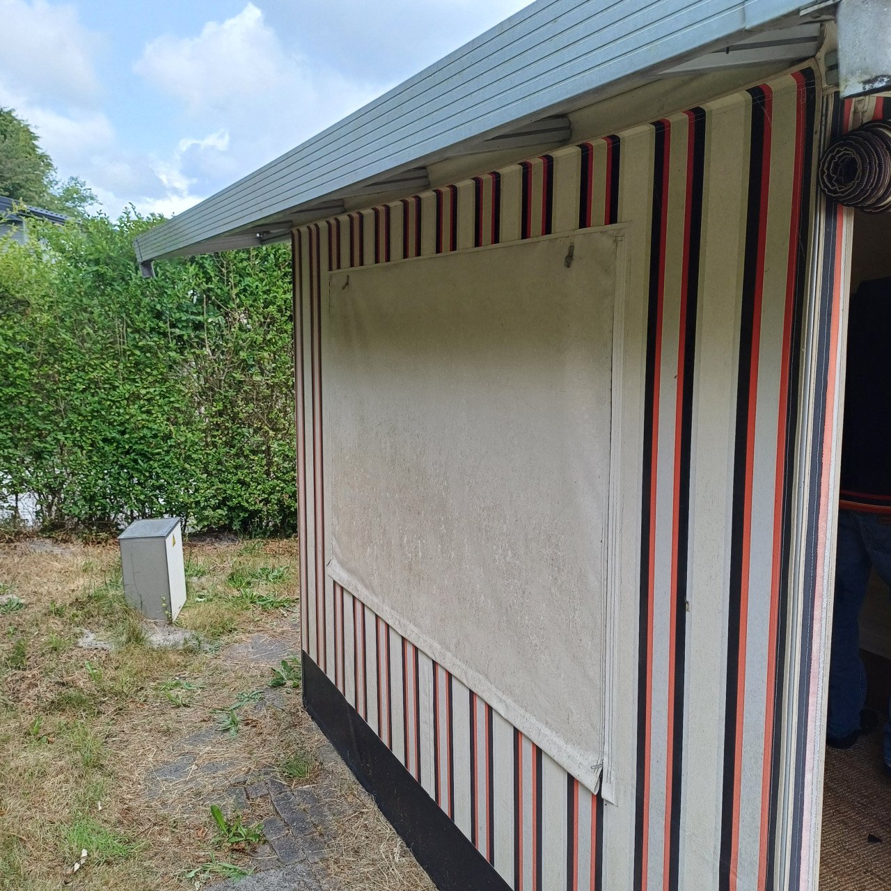 Aanbouw voor caravan