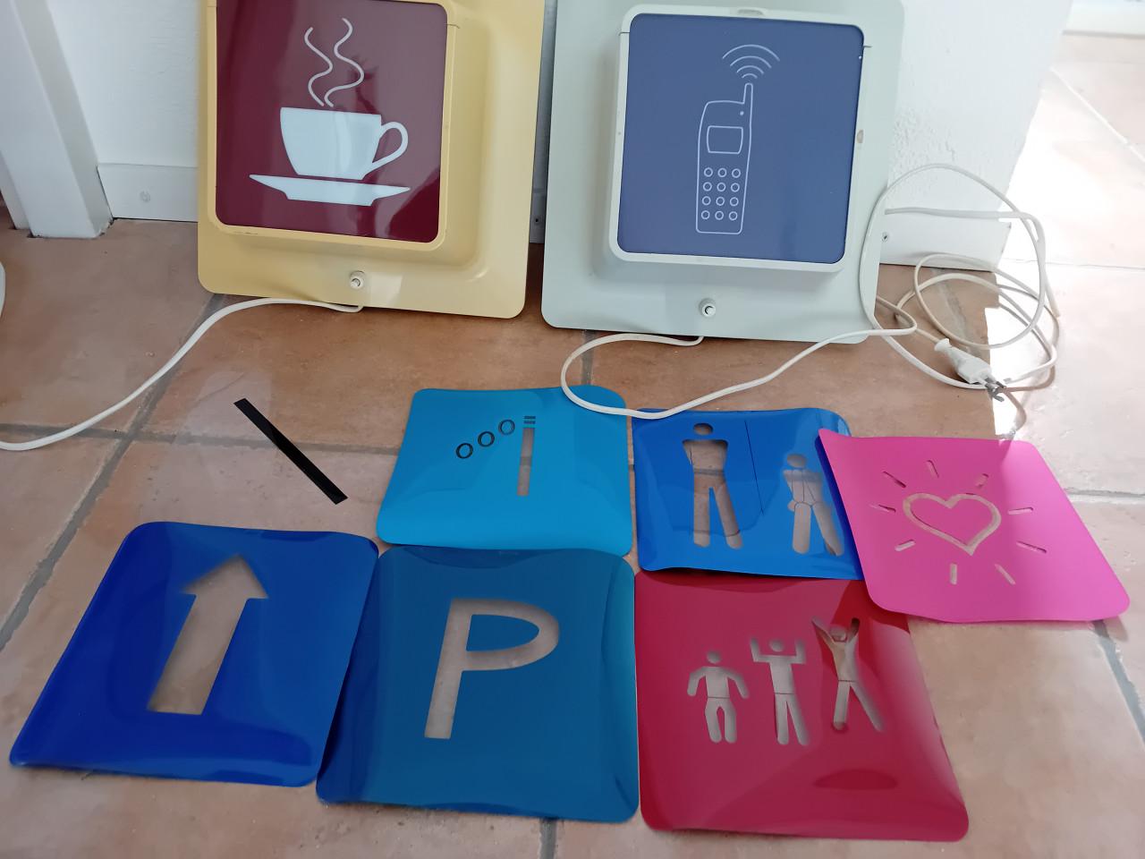 Vintage lichtbakken!