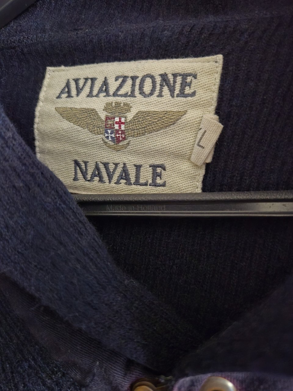 Trui aviazione Navale Maat XL Donkerblauw Lange mouw