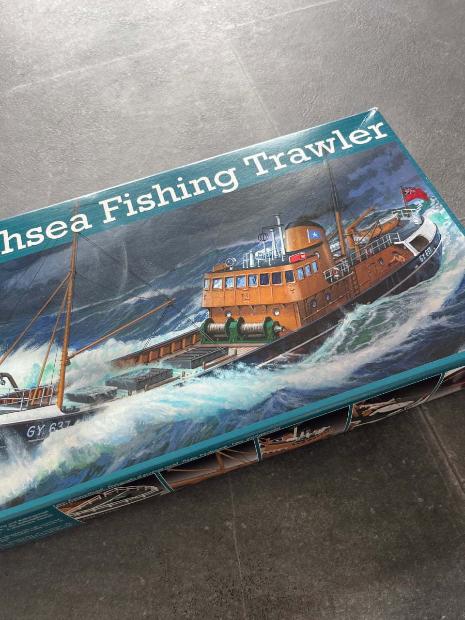 Bouwpakket northsea fishing trawler