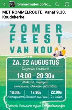 Zomerfeest van Kou.  Koudekerke